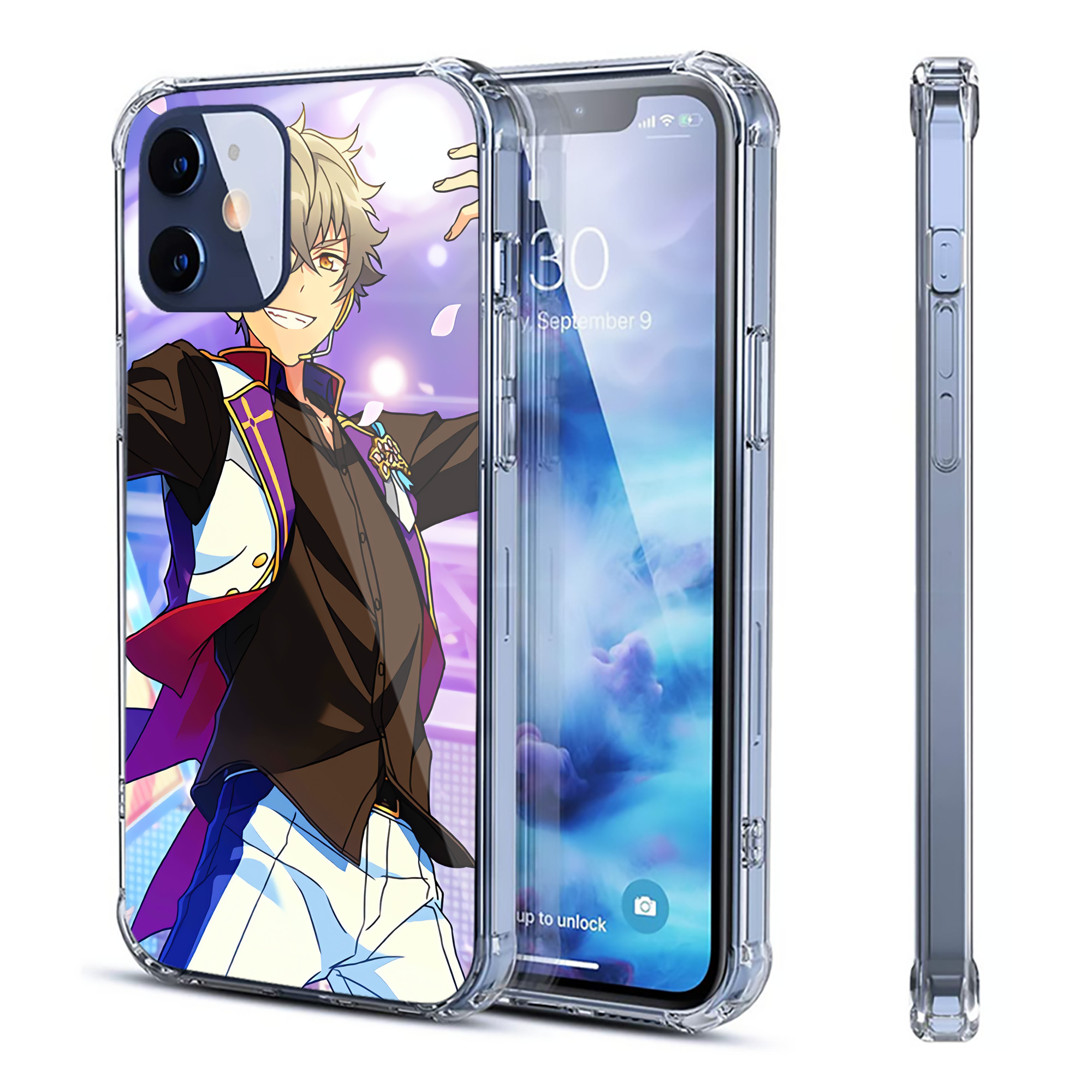 （画像用） あんさんぶるスターズ! Ensemble Stars 【iPhone 12シリーズ対応】透明スマホケース（クリアソフトケース）